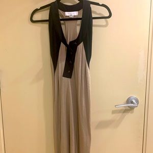 Rare vintage silk + cashmere Alexander Wang racerback dress